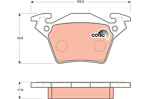 Trw Automotive Aftermarket Gdb1408 Pastiglia Freno