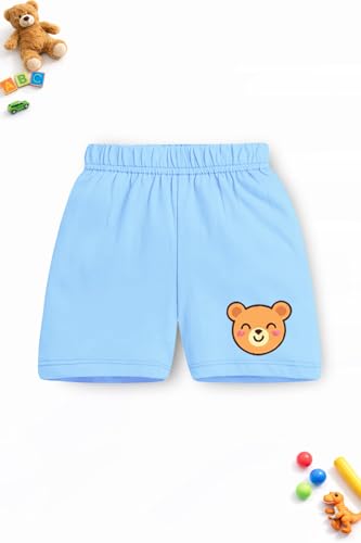 Image of Trampoline Boys Printed Shorts Pack of 5 | Kids Elastic Waist Casual Summer Wear