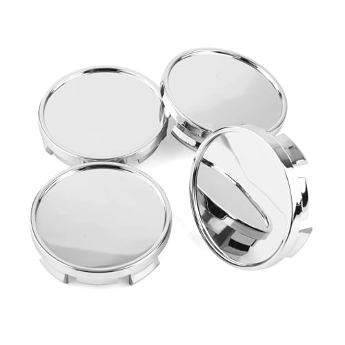Centre de roue 63mm chrome pour remplacer cache moyeu usé