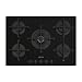SMEG PV275B, Piano cottura a gas SELEZIONE, Black