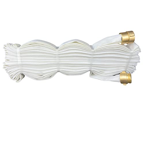 NFE 1 1/2 x 100 Single Jacket Rack and Reel Fire Hose NH/NST/NPT/NPSH compatible M x F Brass Connectors 870 PSI Burst Pressure