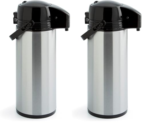 Quid Xylon Récipient Isotherme pour café en INOX 1,9 l (Lot de 2)