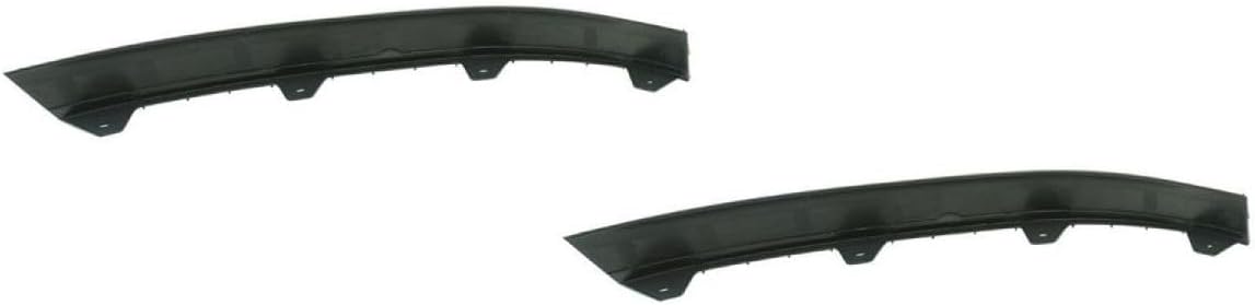 OEM Front Lower 3pc Bumper Valence Panel Air Dam Deflector Kit for Chevy for Malibu Limited 2016 Black 22842404 22842400