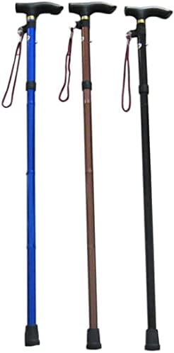 Walking Stick, Travel Walking Stick, Adjustable Folding Hiking Cane and Walking Stick, Men and Women Portable Walking Stick, Suitable for Travelling, Hiking