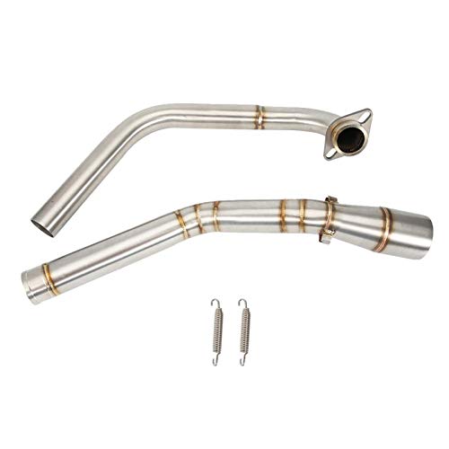Dioche Tubo de escape, tubo de escape de motocicleta adecuado para YZF R15 MT-15 2008-2017