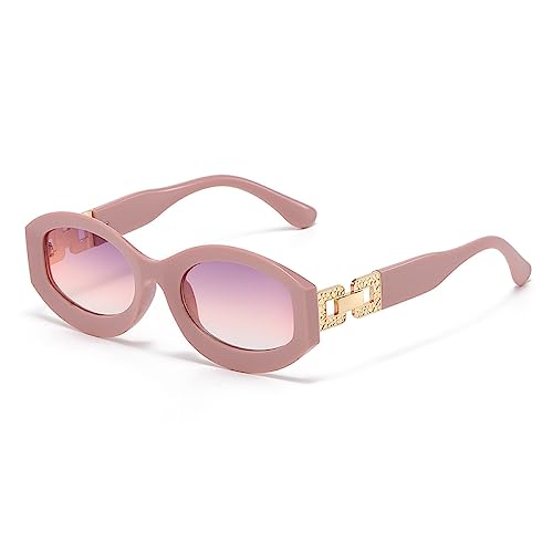 Lunettes de soleil rétro femme ovales vert foncé vintage protégeant vos yeux du soleil d'été