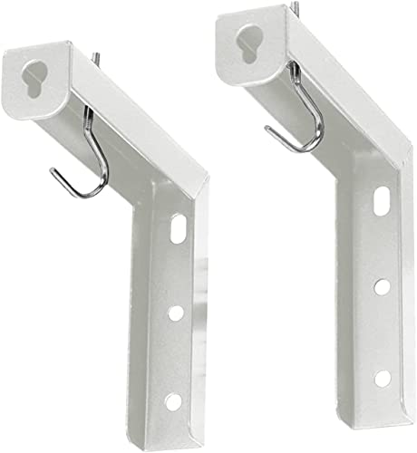 Image of SAVSOL Universal Projector Screen L Shaped Wall Hanger - 6 Inch Length, Adjustable, Comes with Hook and Screws