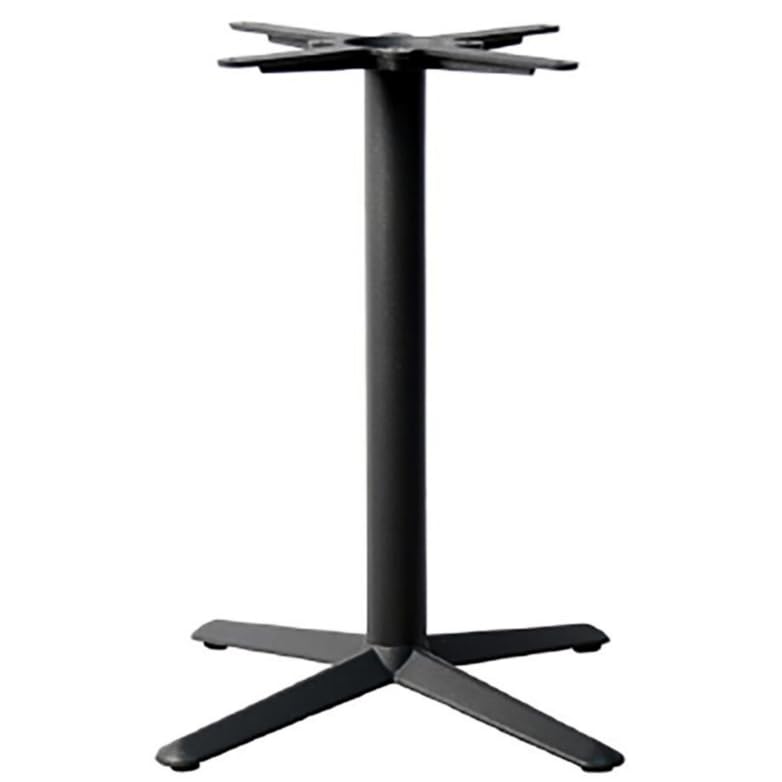 Gruppo Maruccia - Base Tavolo in Acciaio e Ghisa - Per Creare Tavoli Personalizzati - Piede a 4 Razze - Prodotto Adatto all'Uso Professionale per Bar, Ristoranti, Pizzerie