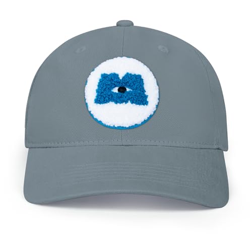 Disney Adult Baseball Cap, Monster Inc. Adjustable Dad Hat, Grey