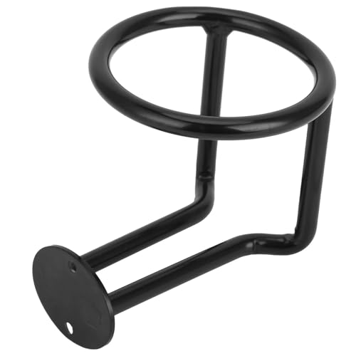 Porte-gobelet inox design noir pour pont de yacht et camion de prestige