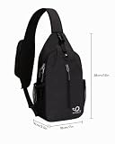 Waterfly Torba typu sling Plecak Torba na ramię crossbody Torby na klatkę piersiową Turystyczne Casualowe Plecak na dzień dla Mężczyzn Kobiet