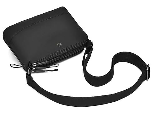 Image of WildHorn Nylon Sling Bag for Women | Lightweight Crossbody Shoulder Bag | 3 Zipper Pockets | Adjustable Strap | Travel, Office & Daily Use