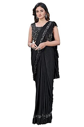 ruffle saree amazon