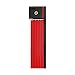Abus 5700/80 RD Sh, Lucchetto Pieghevole. Unisex-Adulti, Rosso, 80 cm