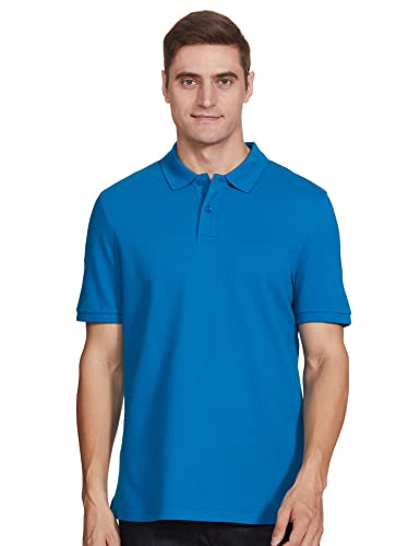 Image of Marks & Spencer Men's Polo T Shirt (T28 5032M Turquoise M)