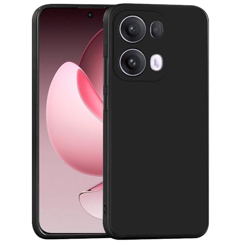 Image of Back Cover for Oppo Reno13 Pro 5G | Full Camera Protection | Premium Liquid Silicon Case | Flexible Bumper Case for Oppo Reno13 Pro 5G (Grey)