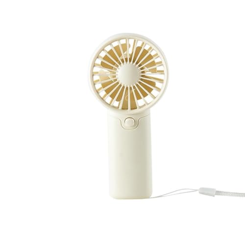 FACAIIO Mini ventilador portátil de bolsillo de 6 x 12,5 cm, 2 W, ligero, ajustable, USB, para estudiantes, silencioso, 45-50 dB, alimentado por pilas AAA, para blanco/verde/rosa