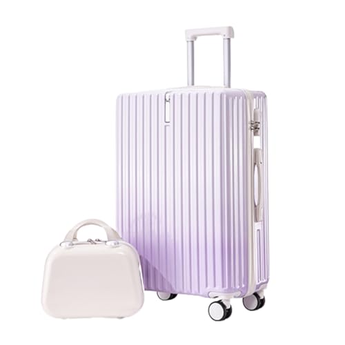 Parent-child suit suitcase, portable bag, hidden hook, 360-degree rotating double casters, zippered, impact-resistant, waterproof, portable for boarding, travel and business trip, convenient for stor