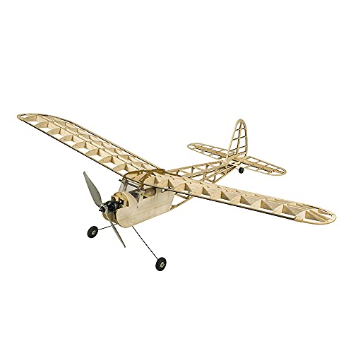Avión de madera de balsa vintage Linda Chica con envergadura de 1150mm para adultos