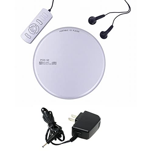Amazon.co.jp: WINTECH ポータブルCDプレーヤー PCD-52AD S AC