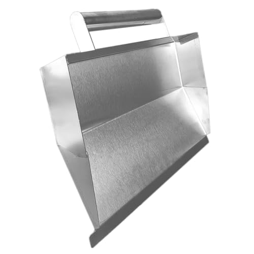 POPETPOP Llana de Acero Inoxidable para Enlucido de Paredes Herramienta Ergonómica para Acabado de Hormigón Resistente y Fácil de Limpiar para Reparaciones Interiores y Proyectos de