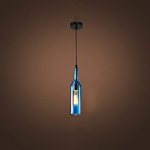Lustre LED bouteille de vin pour éclairage de bar et salon
