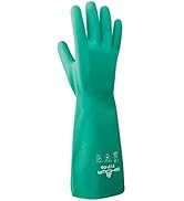 SHOWA 727 Chemical Resistant unsupported nitrile, 13", 15-mil, Safety Work Gloves