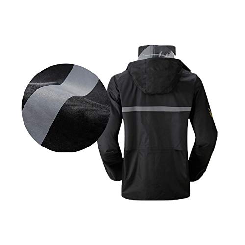 Traje impermeable para lluvia con capucha para hombre y mujer miniatura 5