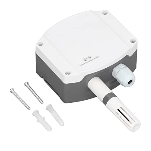 Temperature Humidity Transmitter, High Accuracy Wall Temperature & Humidity Sensor,Humidity Transmitter,Wide Temp Range for Freezer, Fridge, Green House, Pet Cage(0~10V?