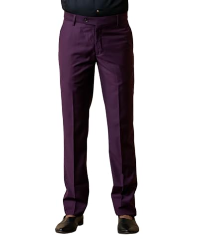 Image of Men's Slim Fit Formal Trouser for Regular Fit