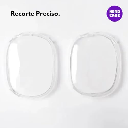 NERDCASE, Case, Capa Protetora, Compatível com AirPods Max, Transparente