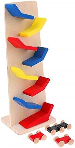 Buy TRU TOYS Toddler Wooden Race Track Car Ramp Toys for 1 2 Year Old ...