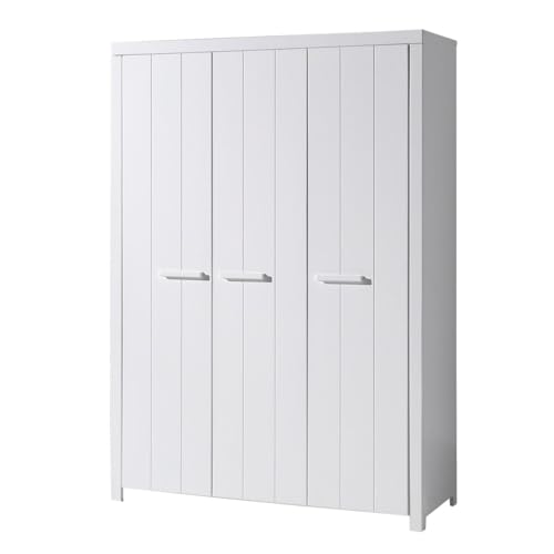 C L'AFFAIRE Armoire 3 Portes Laquée Blanche - GASTIN