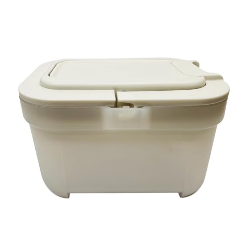DOOBAANN Shockproof Airtight Baby Formula Container with Scoop，Baby Formula Dispenser for Travel Outdoor Activities,BPA Free(White, 500ml)