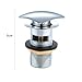 BE-TOOL 1 Pcs Basin Waste Plug Pop-Up Universal Odor Resistant Sink Drain Replacement for Bathroom Kitchen Basin Sink and Bathtub (6 CM)