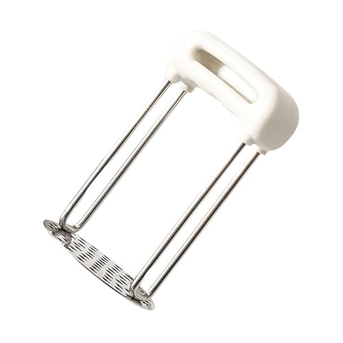 Small Potato Masher, Comfortable Grip, Perfect Gift for Women, 18/8 Stainless Steel Mashed Potato Masher, Delicate Pressed Mud, Suitable for Fruit, Potato, Avocado, Bean, Guacamole, Banana