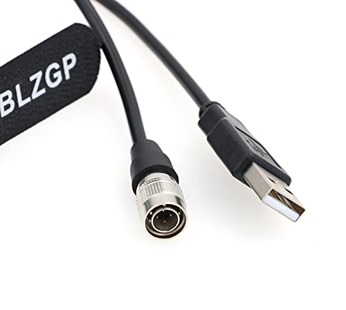 ZBLZGP USB auf 4-poligen Hirose Stecker Stromkabel für Zoom F4 F8 Soundgeräte 633 644 688 Recorder