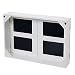 Cubre Contador de Madera con 2 Puertas Blanco de 46x8x3con 2 cm...