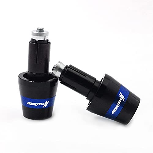 NWSM pour Honda CBR1100XX CBR 1100 XX pour Blackbird Toutes Les Années 7/8 ''22mm Poignée De Guidon De Moto Embouts De Barre De Contrepoids Bouchon De Contrepoids (Color : Blue) Cover
