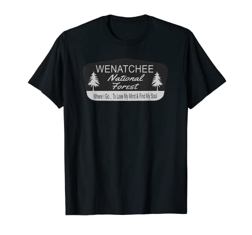 Wenatchee National Forest Washington Camiseta Souvenirs Camiseta