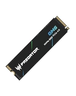 acer Predator GM6 1TB M.2 NVMe PCIe 4.0 SSD - Read Speed up to 7200MB/s - Professional Internal Hard Drive - Gaming Memory Compatible with PC, Laptop and PS5