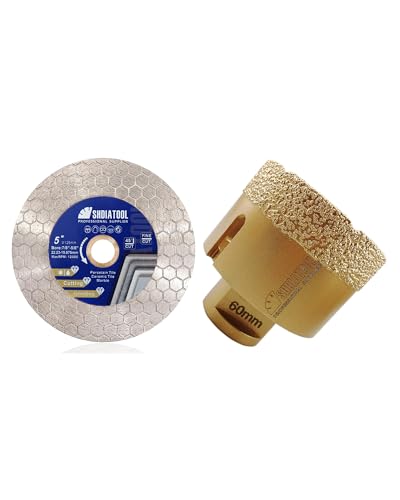 Foret diamanté carrelage M14 et lame SHDIATOOL pour poser une salle de bain