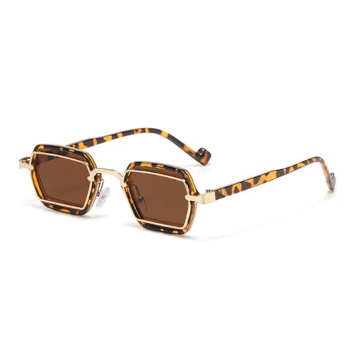 Lunettes de soleil rétro punk femmes UV400 tendance urbaine plein air voyage