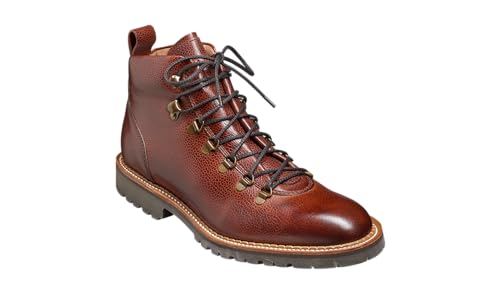 BARKER Glencoe Men’s Handmade Hiking Boots – Full-Grain Leather & Suede, Goodyear Welted, Comfortable Durable Trekking Footwear