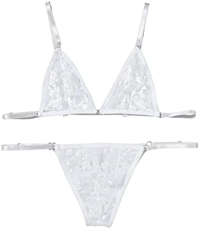 1/4 Cup Bra With String And Suspender Belt In Black Lace - Bra And Bra-Set - Foto 2