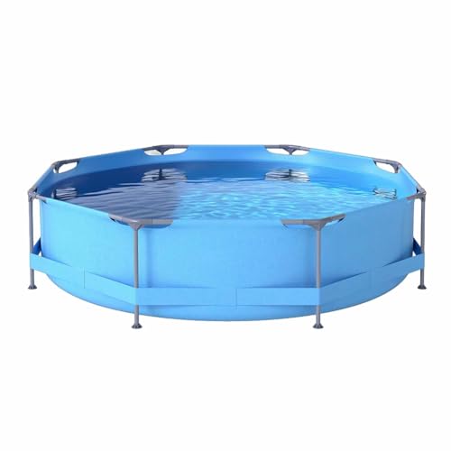 # Nuotare con la famiglia # Questa piscina esterna è ideale per bambini o per tutta la famiglia. Puoi posizionarla in giardino, sulla terrazza o sul prato e goderti il divertimento dell'acqua nei caldi estivi, portando freschezza e gioia alla tua famiglia.
