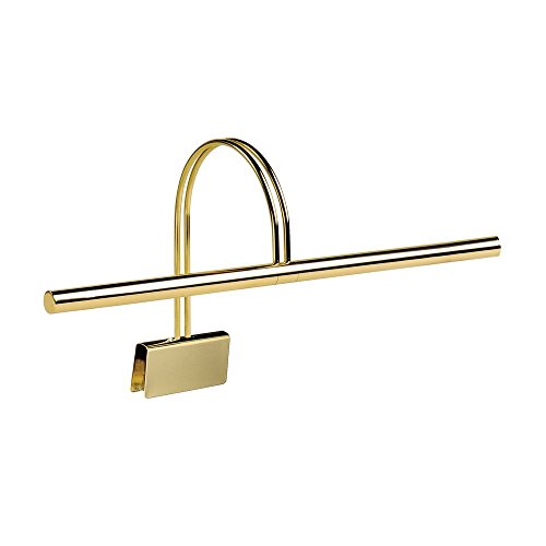 House Of Troy GPXL22-61 Grand Piano 22-Inch Portable Lamp, Polished Brass