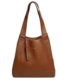 PURE LUXURIES LONDON 'Colette' Rich Tan Leather Work Bag