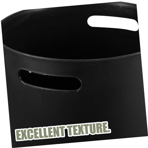 Papelera redonda sin tapa negra VALICLUD miniatura 4