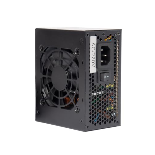VulTech VPS-M500EB Alimentatore Micro-ATX 500W Serie Essence, Ventola da 8cm Termoregolata...
